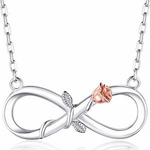 Dainty Silver Infinity Sign Necklace